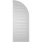 Ekena Millwork Quarter Round Top Left Surface Mount PVC Gable Vent w/ 2"W x 2"P Brickmould Sill Frame, 14"W x 36"H GVPQL14X3603SF - alternate 3